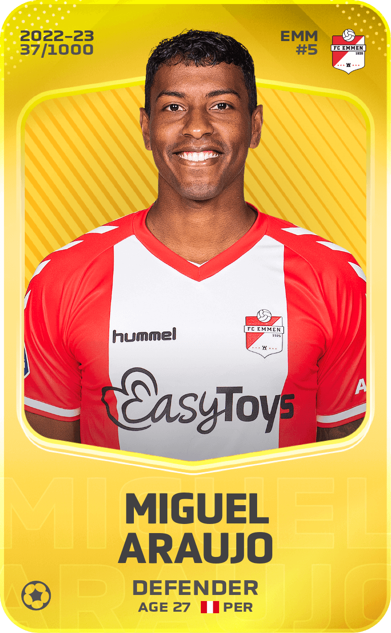 Miguel Araujo 2022-23 • Limited 37/1000