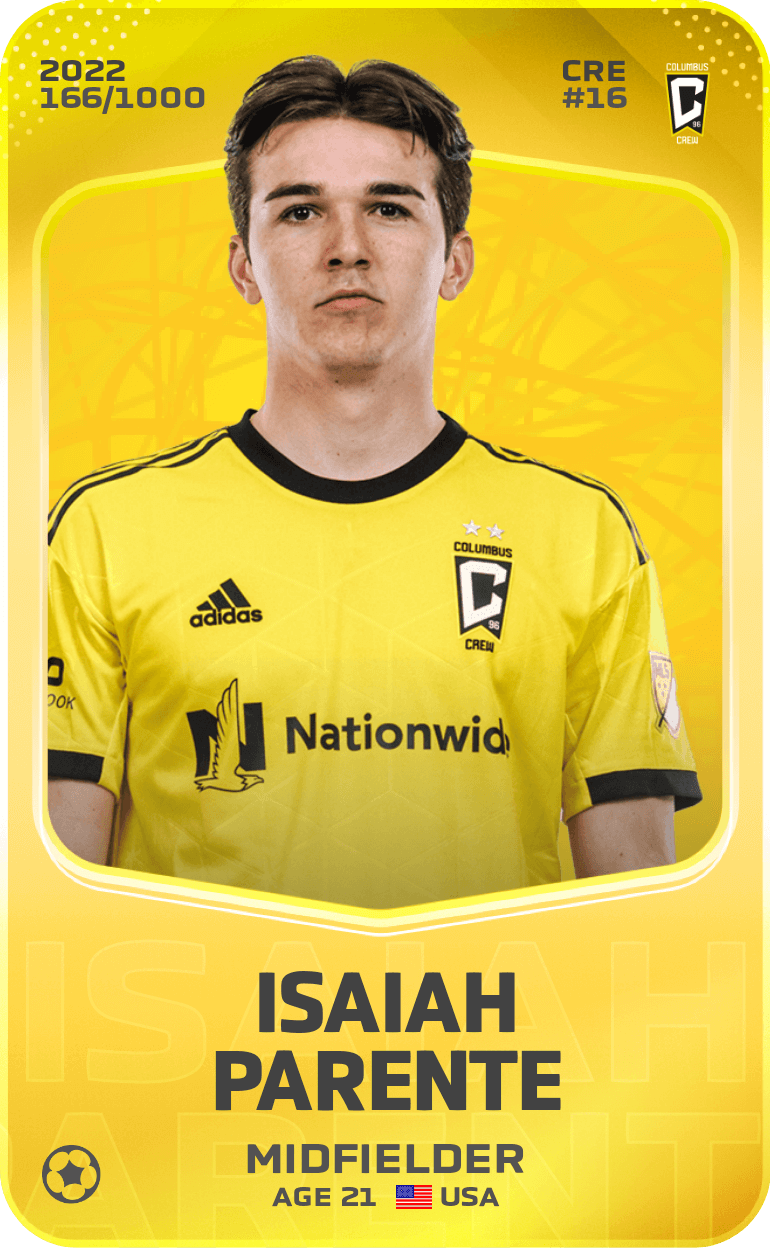 Isaiah Parente 2022-23 • Limited 166/1000
