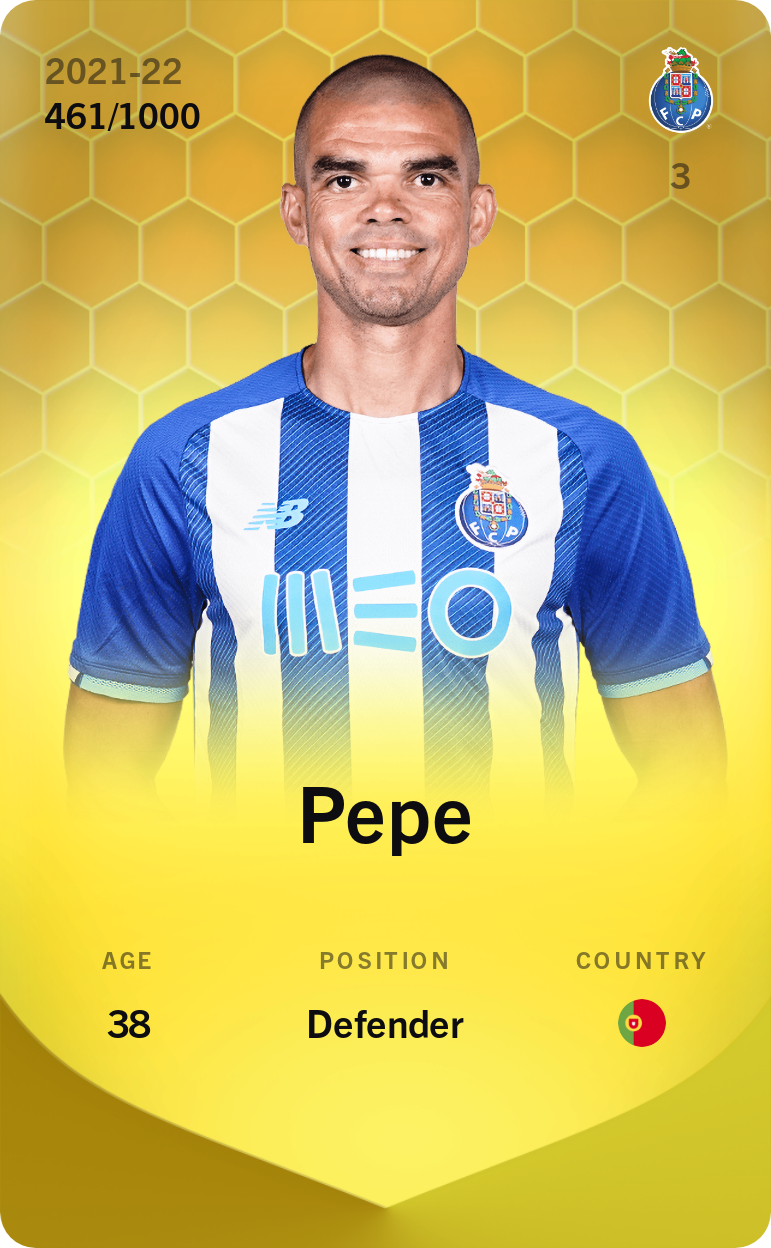 Pepe 2021-22 • Limited 461/1000