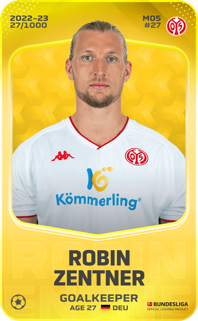 Robin Zentner 2022-23 • Limited 27/1000