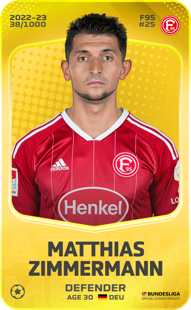 Matthias Zimmermann 2022-23 • Limited 38/1000