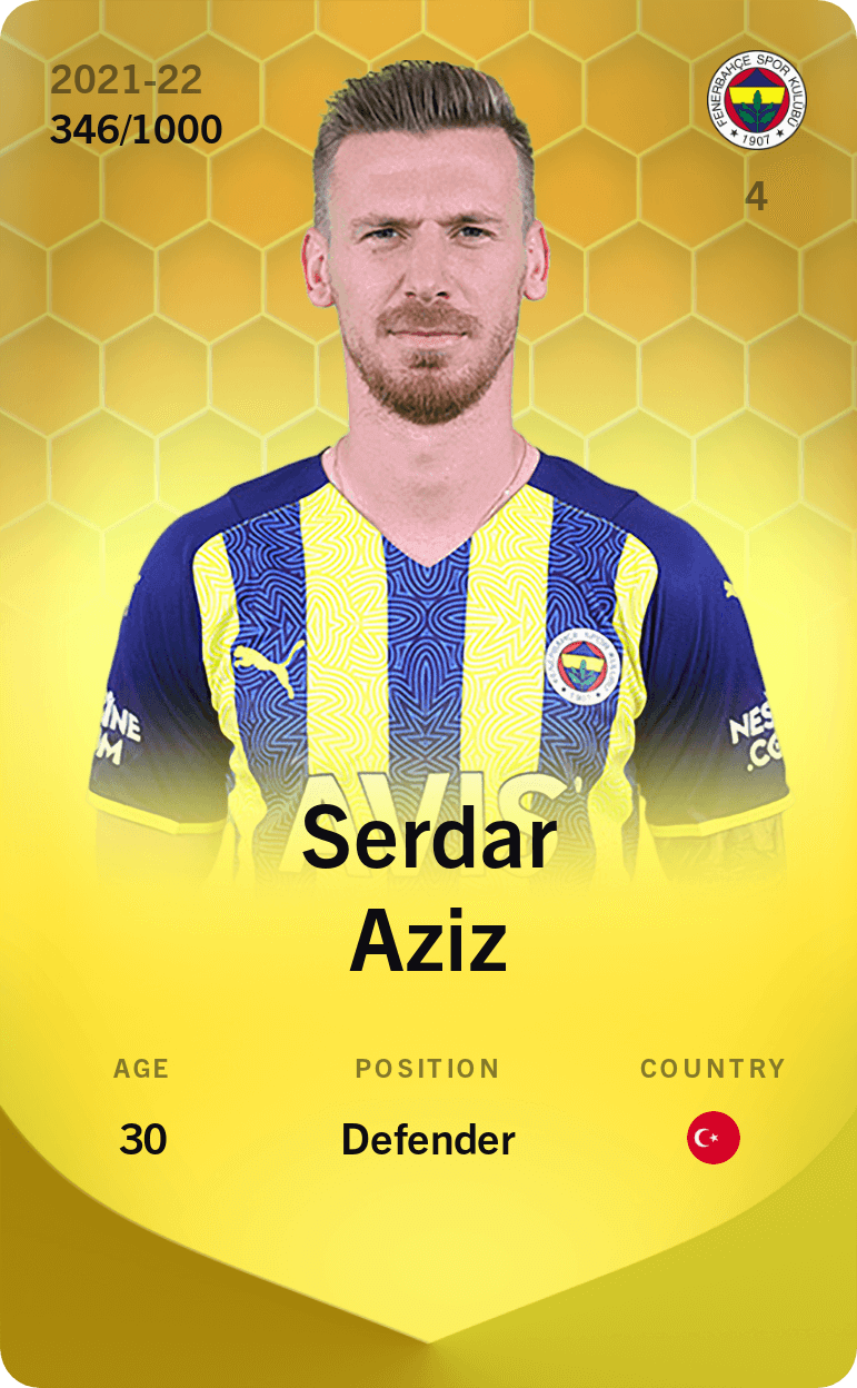 Serdar Aziz 2021-22 • Limited 346/1000