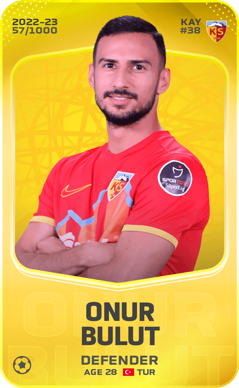 Onur Bulut 2022-23 • Limited 57/1000