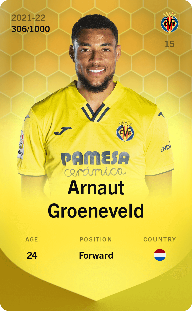 Arnaut Groeneveld 2021-22 • Limited 306/1000
