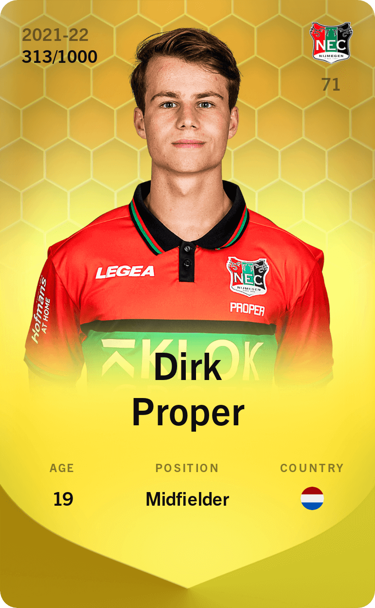 Dirk Proper 2021-22 • Limited 313/1000
