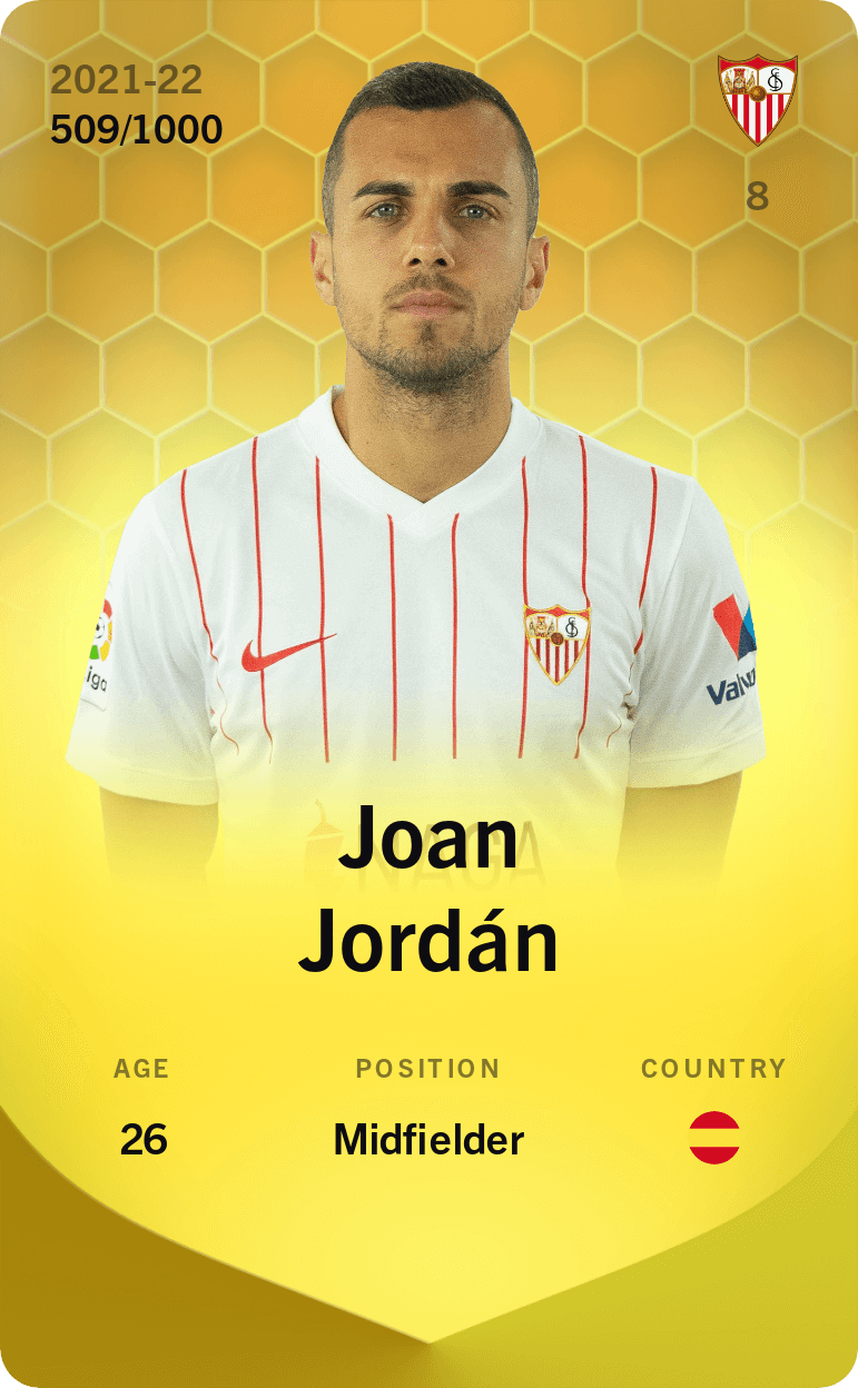 Joan Jordán 2021-22 • Limited 509/1000