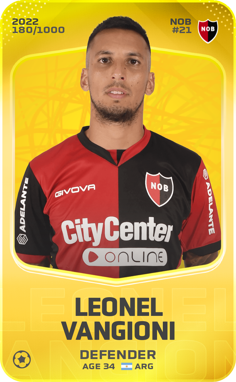 Sorare - Sorare Official - Leonel Vangioni 2022-23 • Limited 180/1000 - NFT # 27124054266290198267732309771033903203820330283193843600715327904234473389877