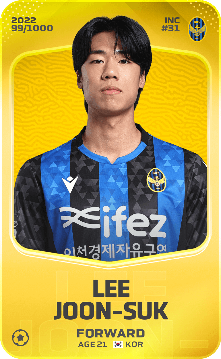 Lee Joon-Suk 2022-23 • Limited 99/1000