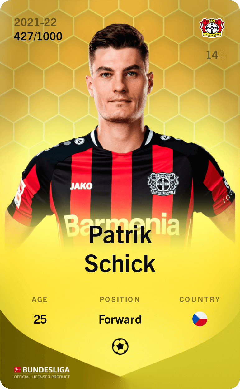 Patrik Schick 2021-22 • Limited 427/1000