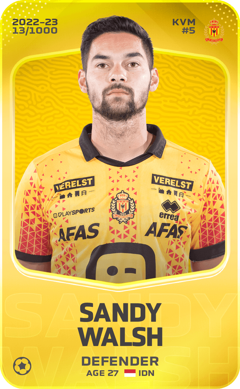 Sandy Walsh 2022-23 • Limited 13/1000