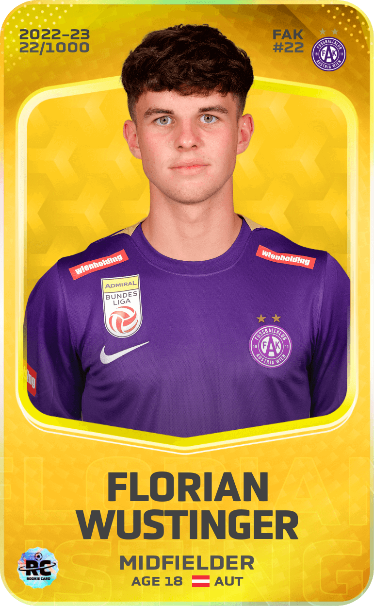 Florian Wustinger 2022-23 • Limited 22/1000