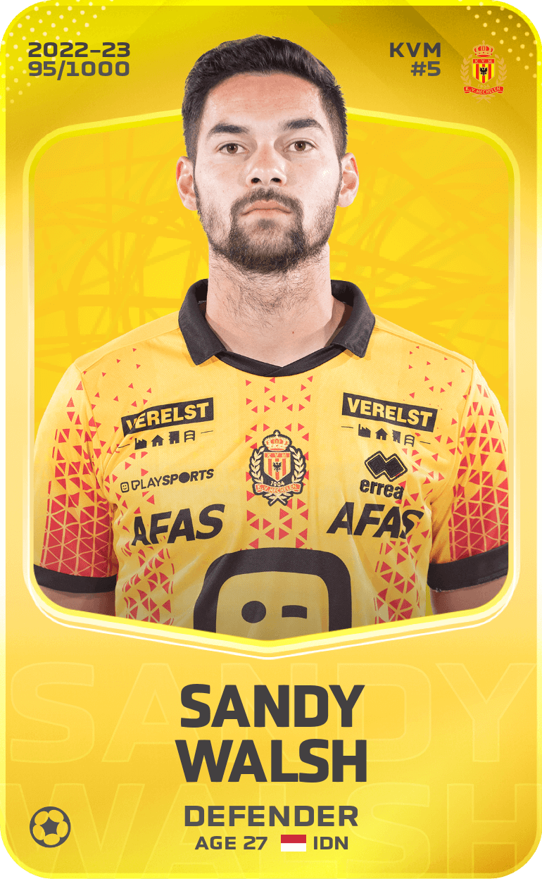 Sandy Walsh 2022-23 • Limited 95/1000