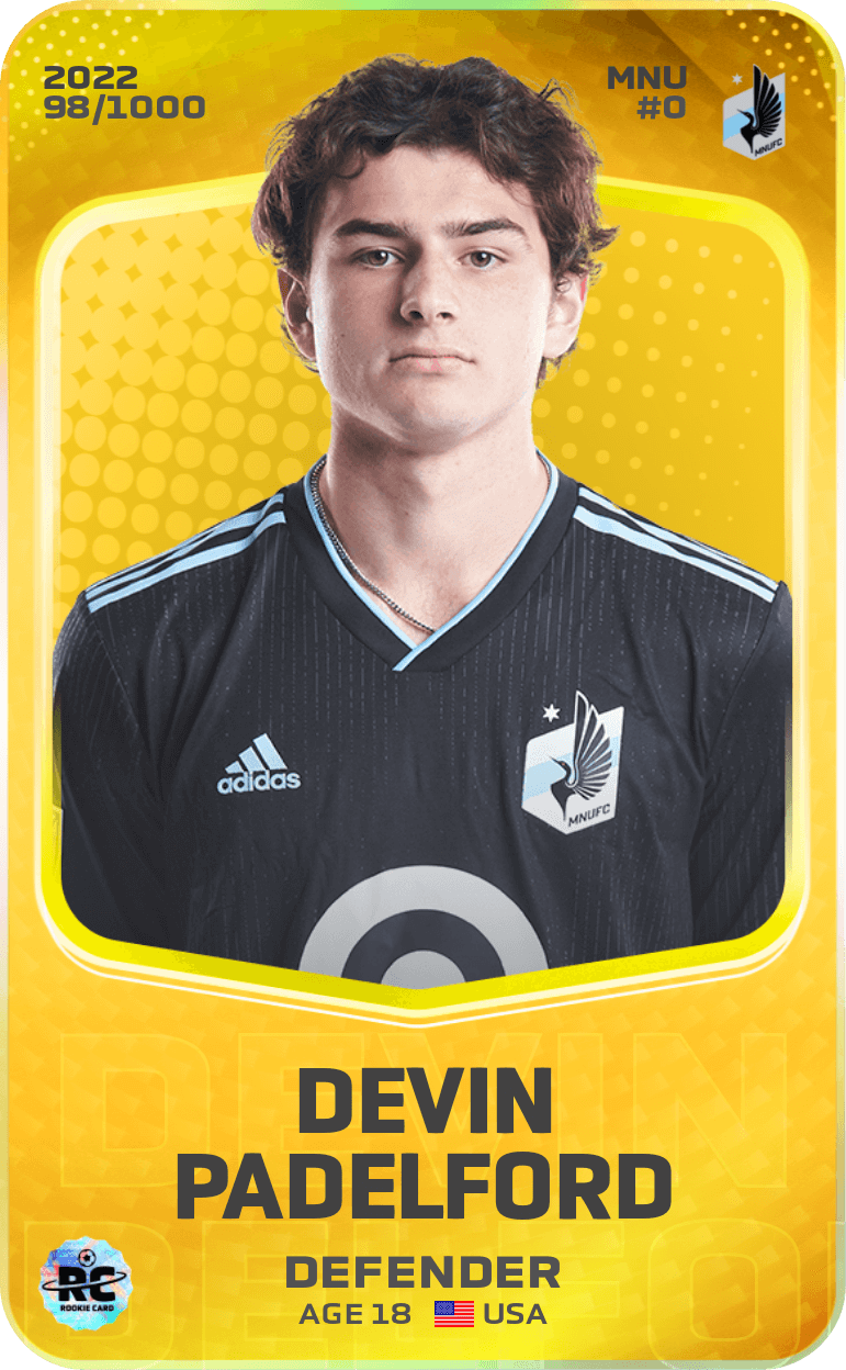 Devin Padelford 2022-23 • Limited 98/1000