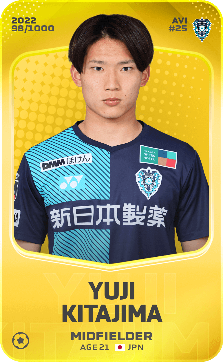 Yuji Kitajima 2022-23 • Limited 98/1000