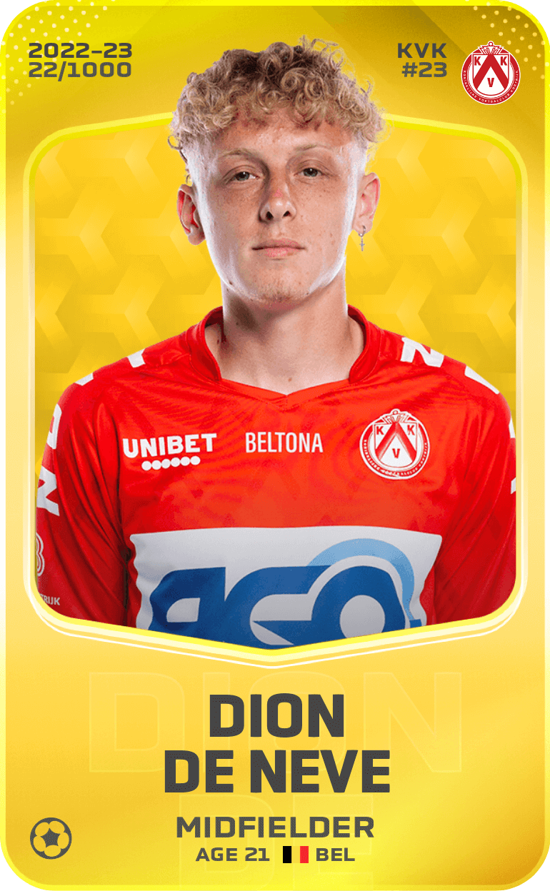 Dion De Neve 2022-23 • Limited 22/1000