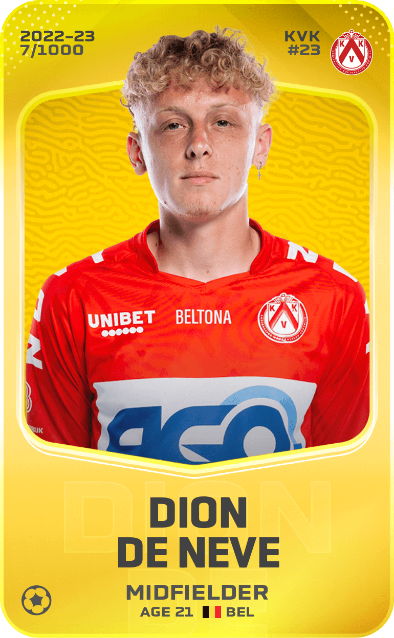 Dion De Neve 2022-23 • Limited 7/1000
