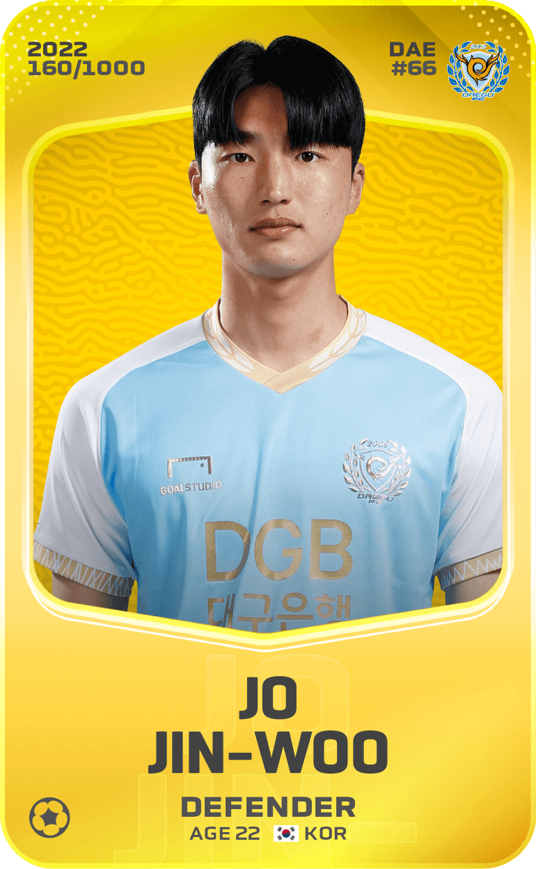 Jo Jin-woo 2022-23 • Limited 160/1000