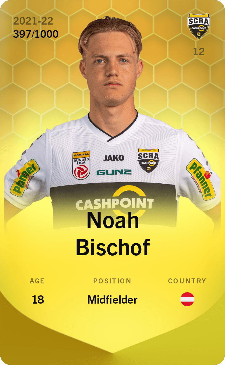 Noah Bischof 2021-22 • Limited 397/1000