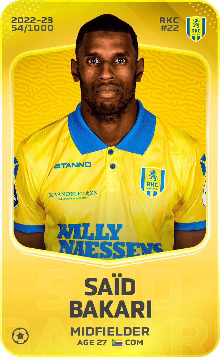 Saïd Bakari 2022-23 • Limited 54/1000