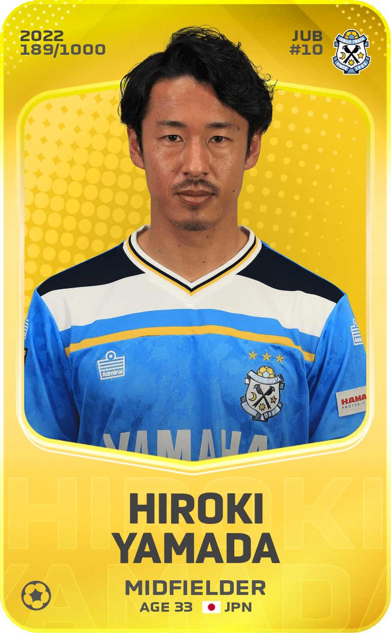 Sorare - Sorare Official - Hiroki Yamada 2022-23 • Limited 189/1000 - NFT # 52948875192831758657819401436872555266676135685723483143901713991759401457396