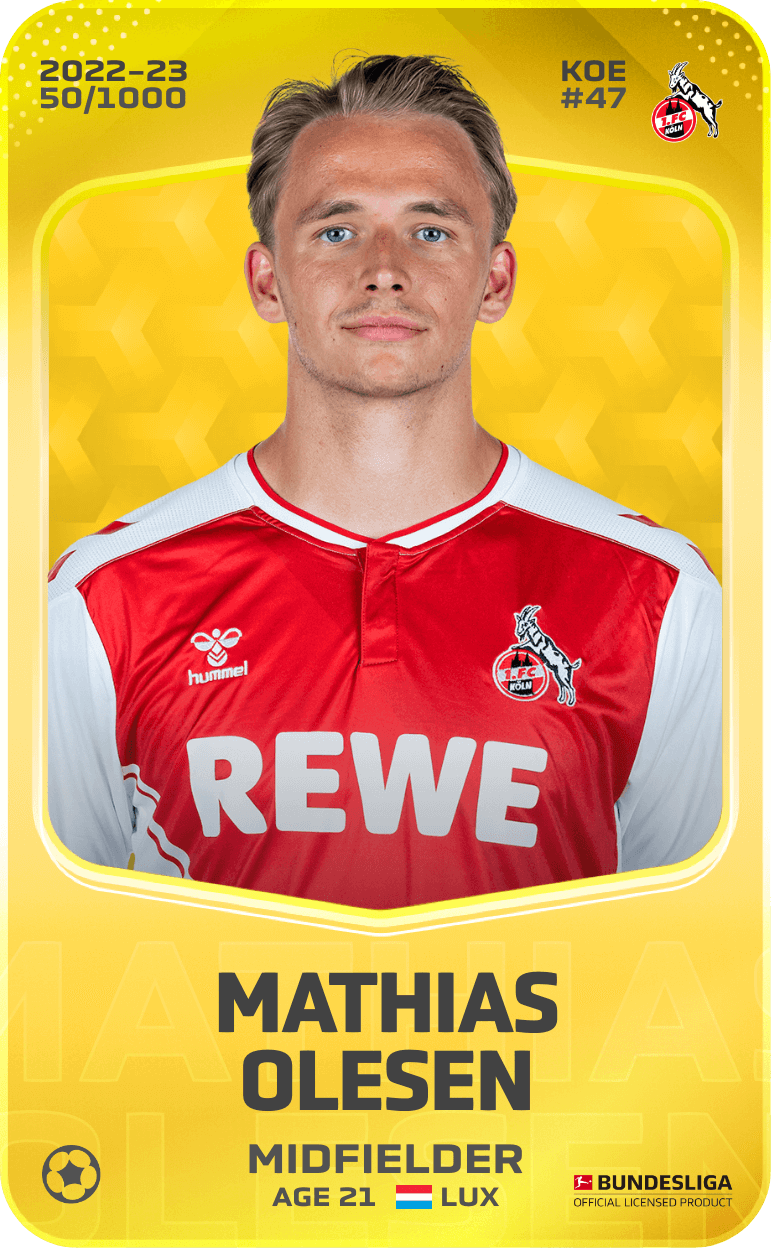 Mathias Olesen 2022-23 • Limited 50/1000