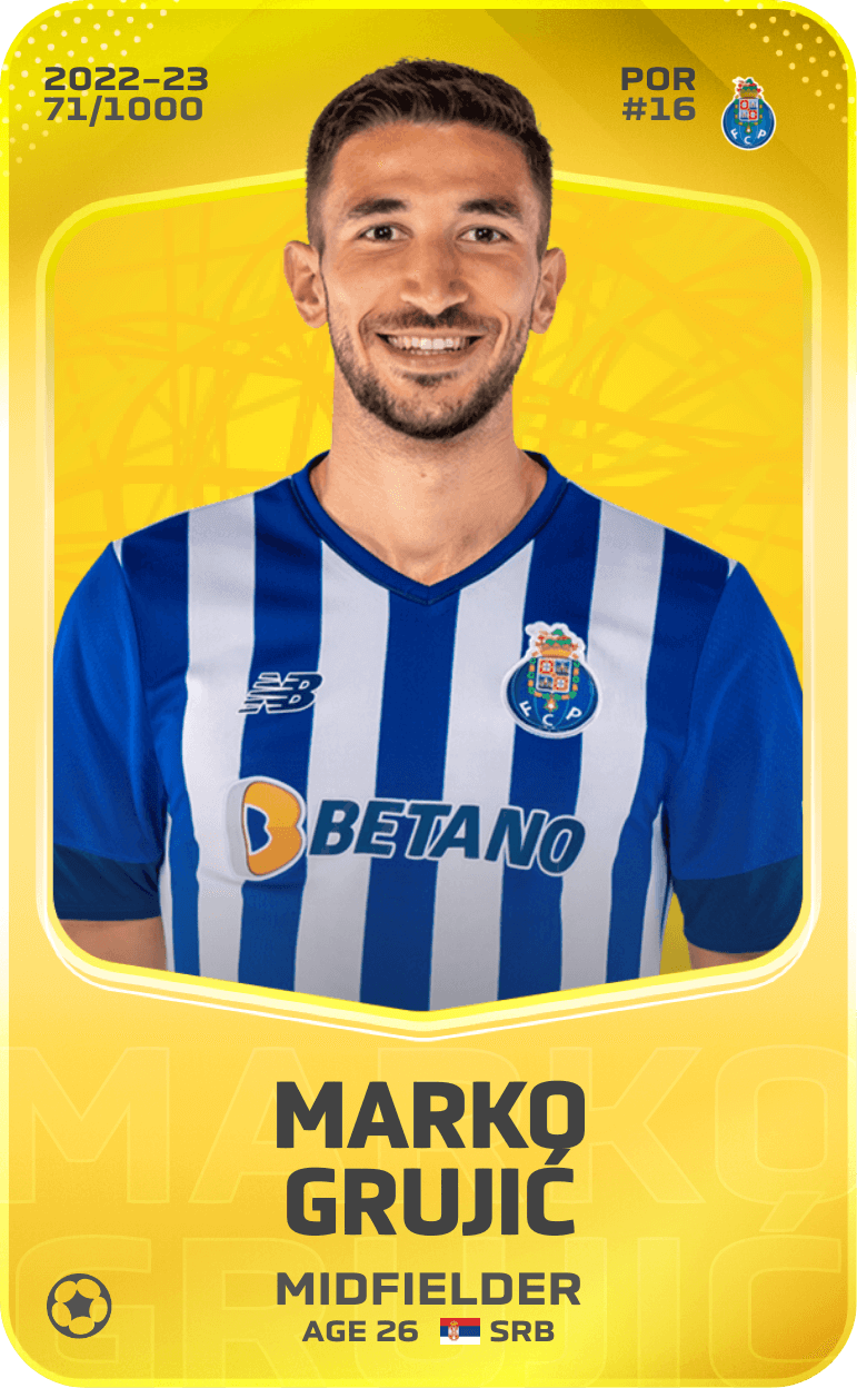 Marko Grujić 2022-23 • Limited 71/1000