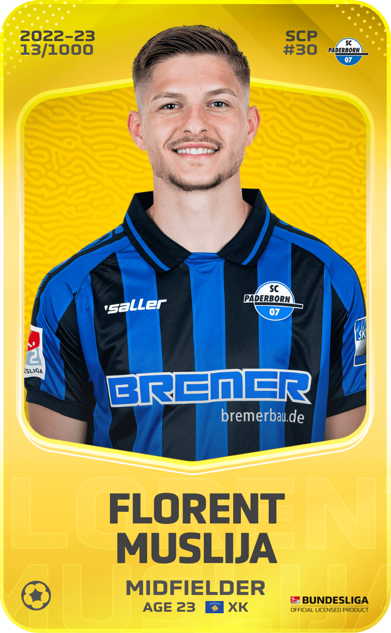 Florent Muslija 2022-23 • Limited 13/1000