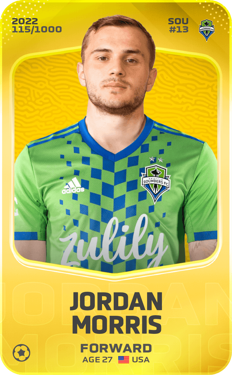 Jordan Morris 2022-23 • Limited 115/1000