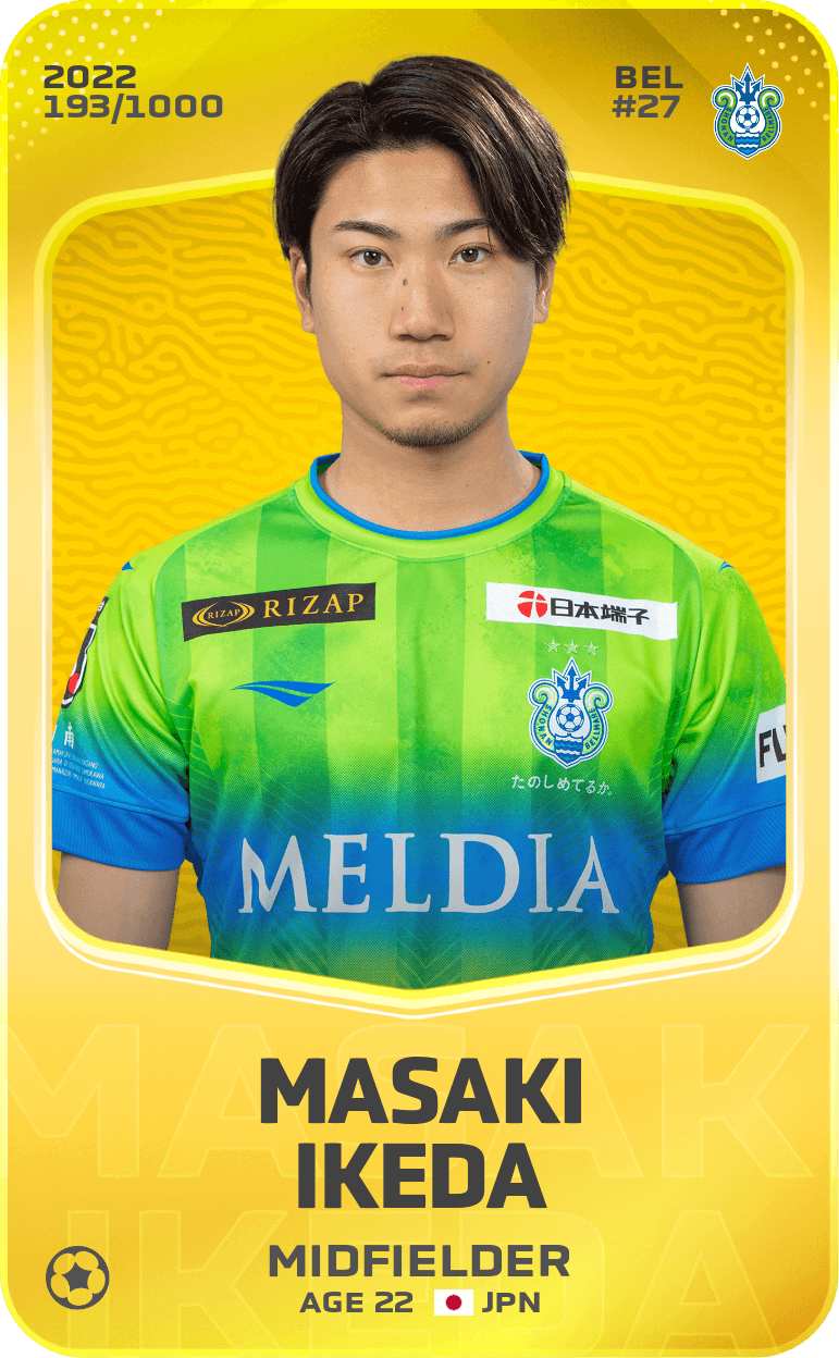 Masaki Ikeda 2022-23 • Limited 193/1000