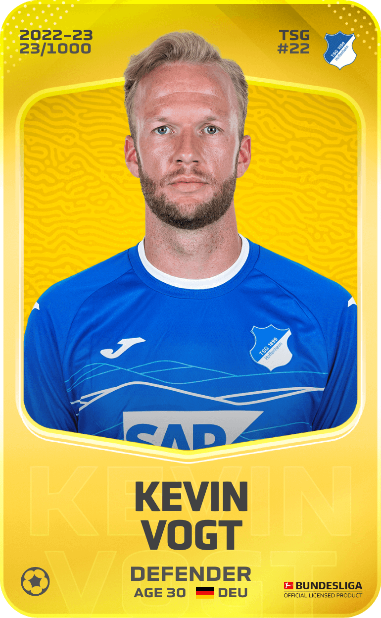 Kevin Vogt 2022-23 • Limited 23/1000