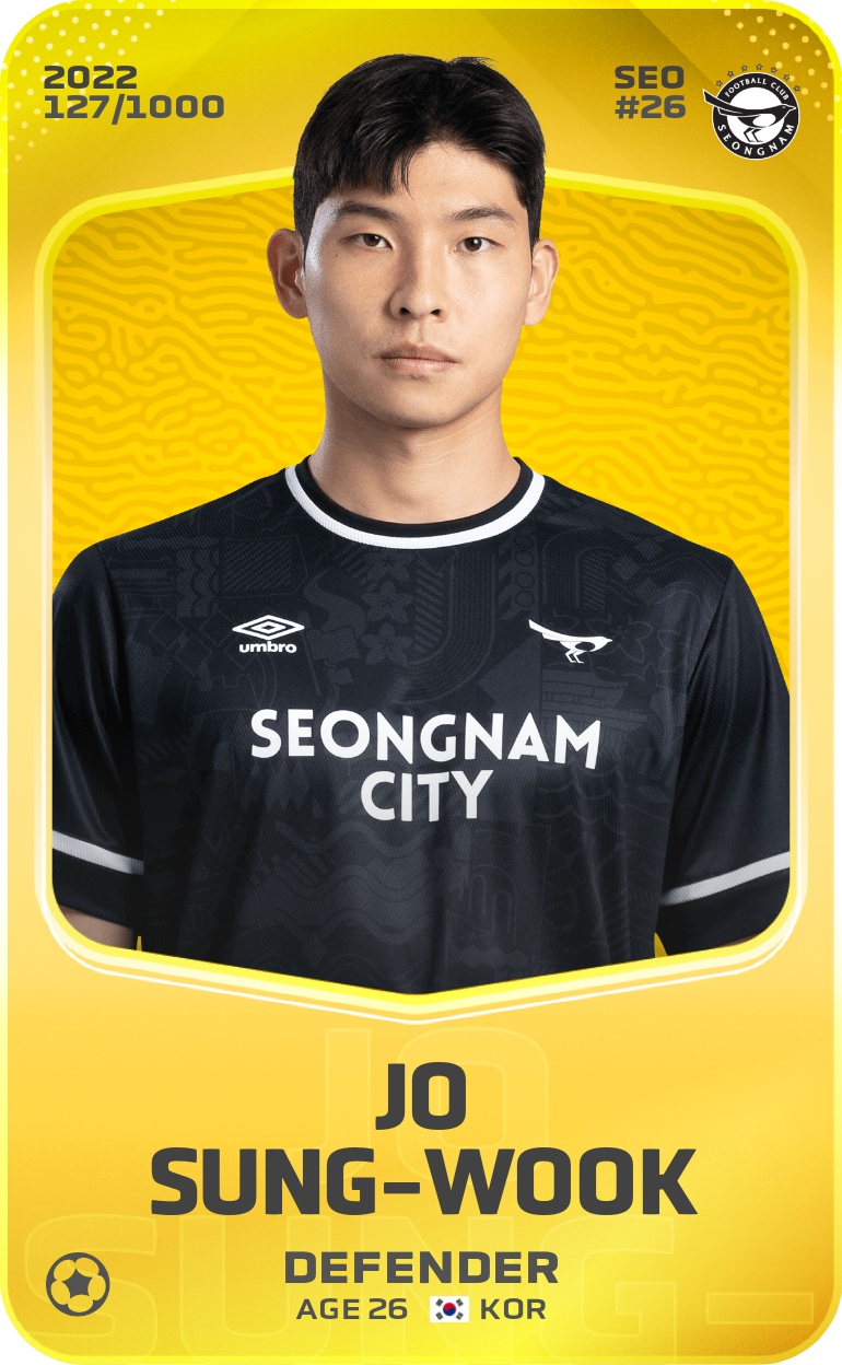 Sorare - Sorare Official - Jo Sung-Wook 2022-23 • Limited 127/1000 - NFT # 12822013163630703538354091585356134795529949425075028172721505911914288294389