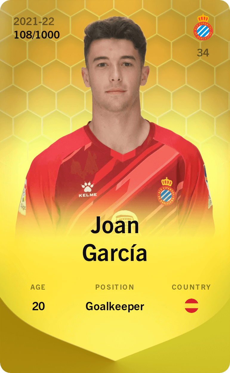 Joan García 2021-22 • Limited 108/1000