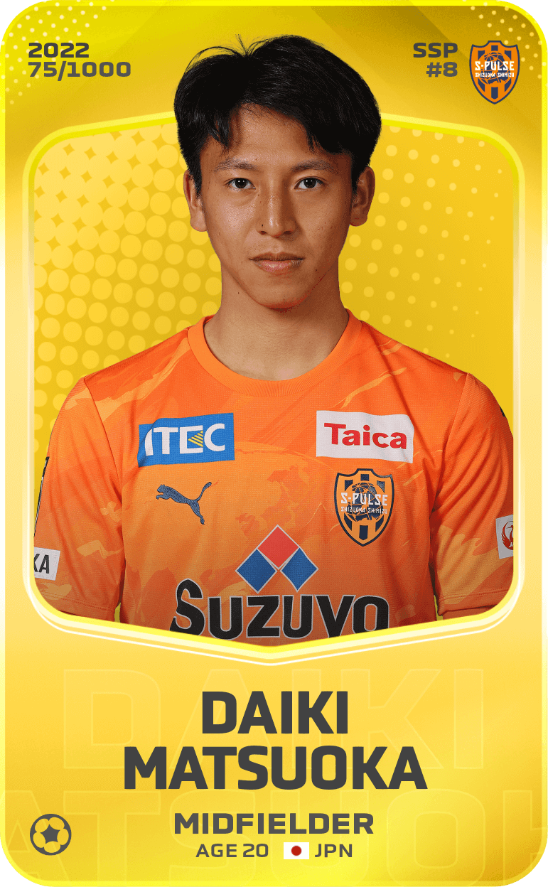 Daiki Matsuoka 2022-23 • Limited 75/1000