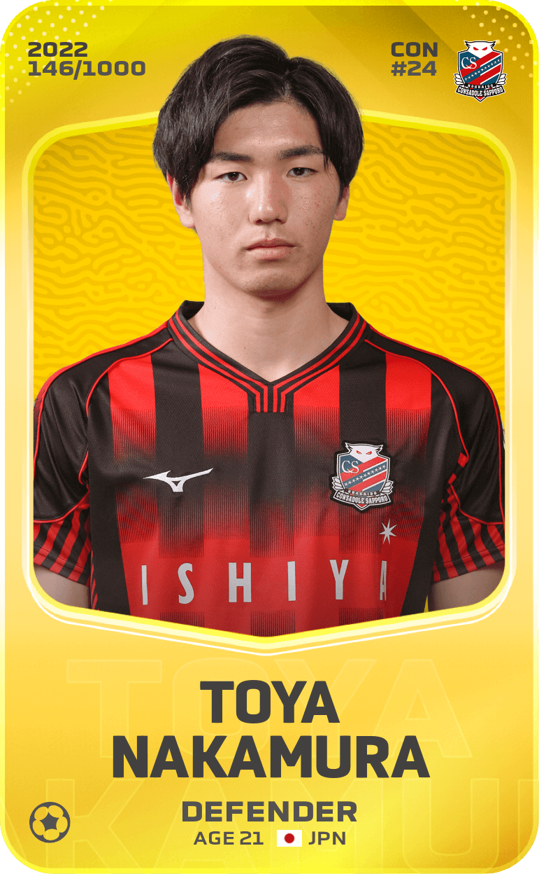 Toya Nakamura 2022-23 • Limited 146/1000