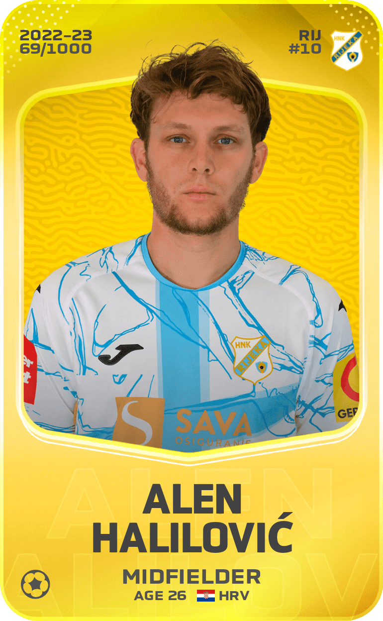 Alen Halilović 2022-23 • Limited 69/1000
