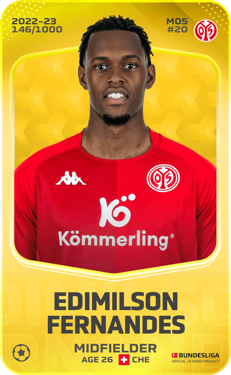 Edimilson Fernandes 2022-23 • Limited 146/1000
