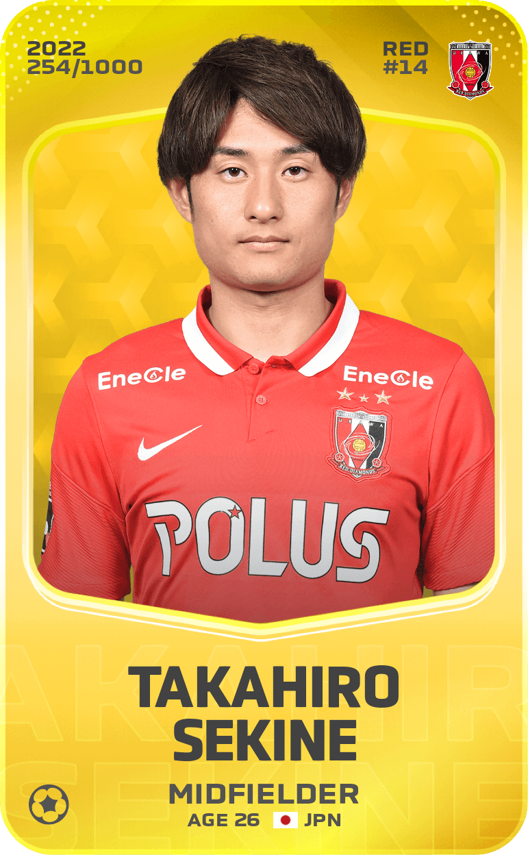 Takahiro Sekine 2022-23 • Limited 254/1000