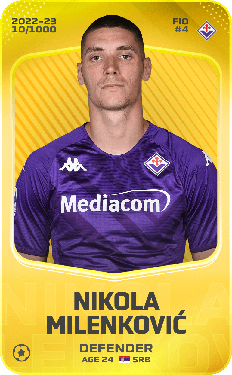 Nikola Milenković 2022-23 • Limited 10/1000