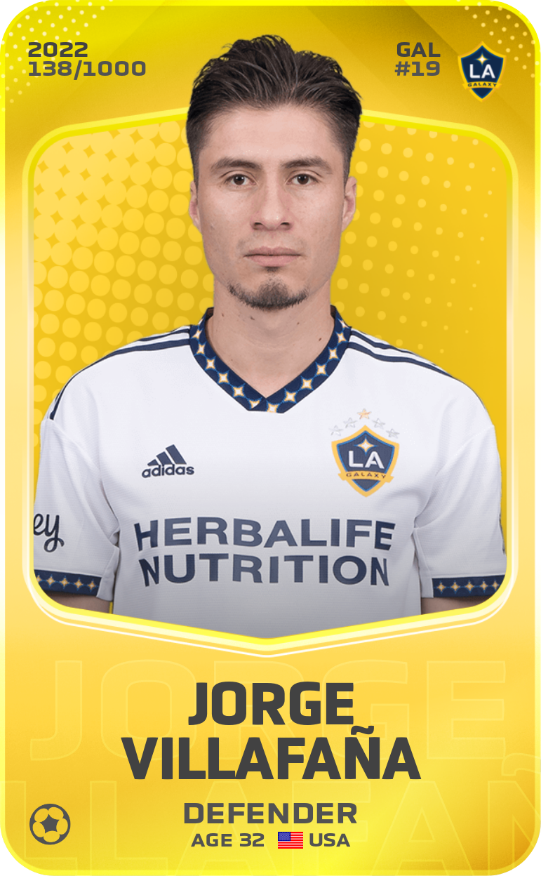 Sorare - Sorare Official - Jorge Villafaña 2022-23 • Limited 138/1000 - NFT # 28824905952223660365763918745255695613281835256264340006335649749485798679581
