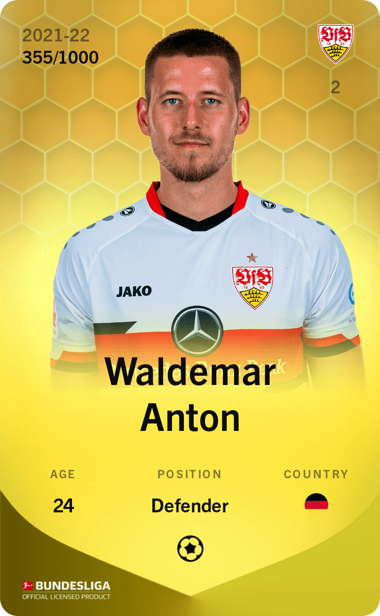 Waldemar Anton 2021-22 • Limited 355/1000
