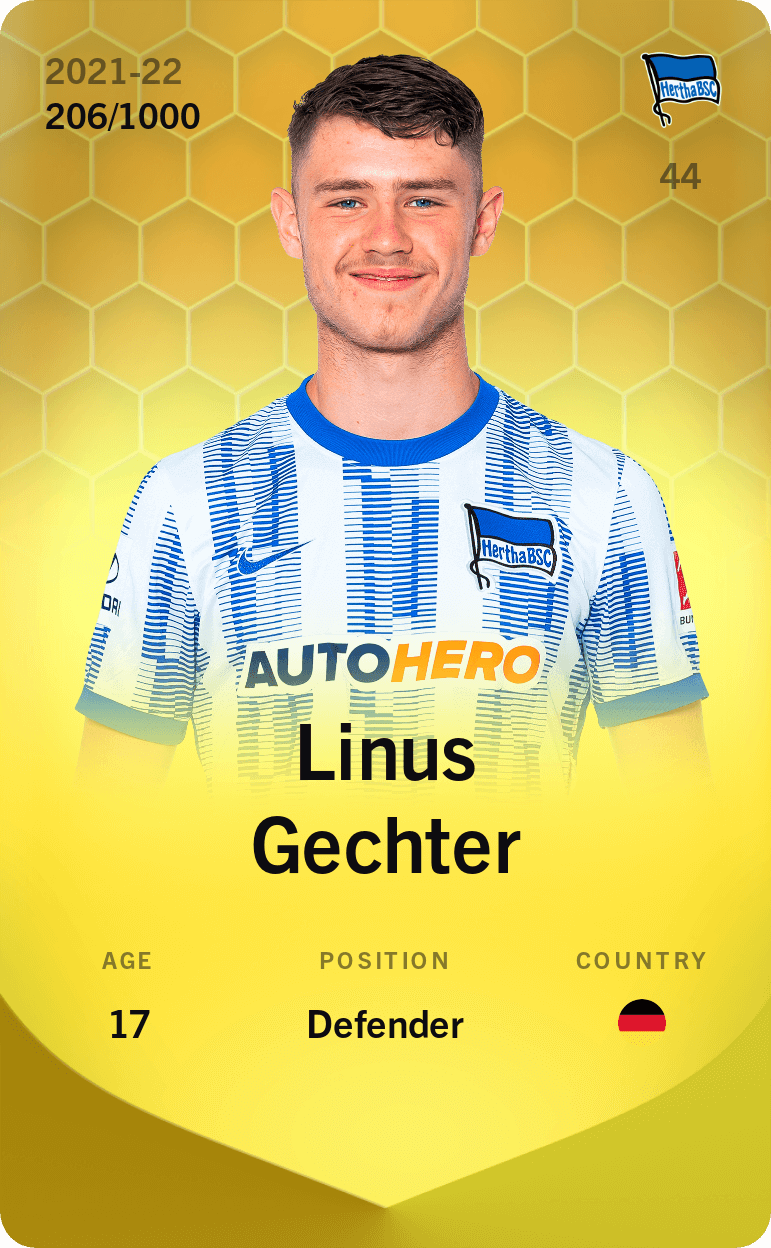 Linus Gechter 2021-22 • Limited 206/1000