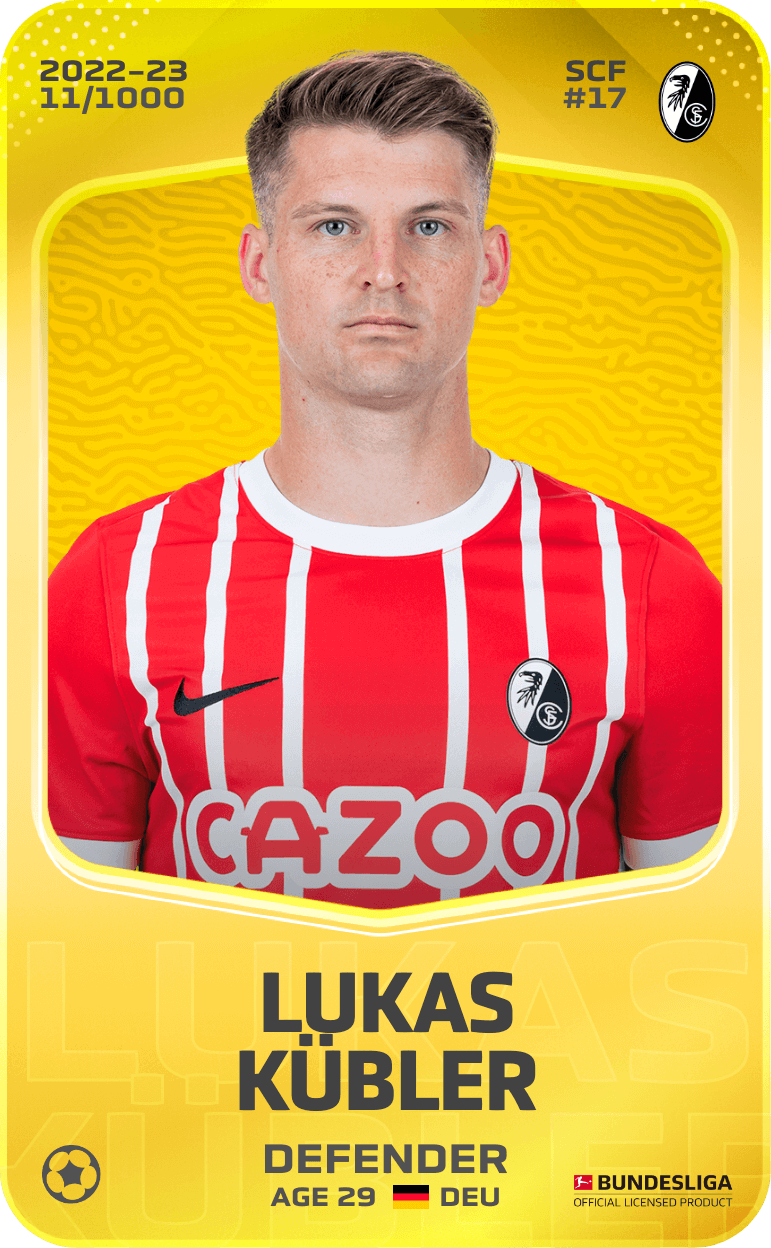 Lukas Kübler 2022-23 • Limited 11/1000