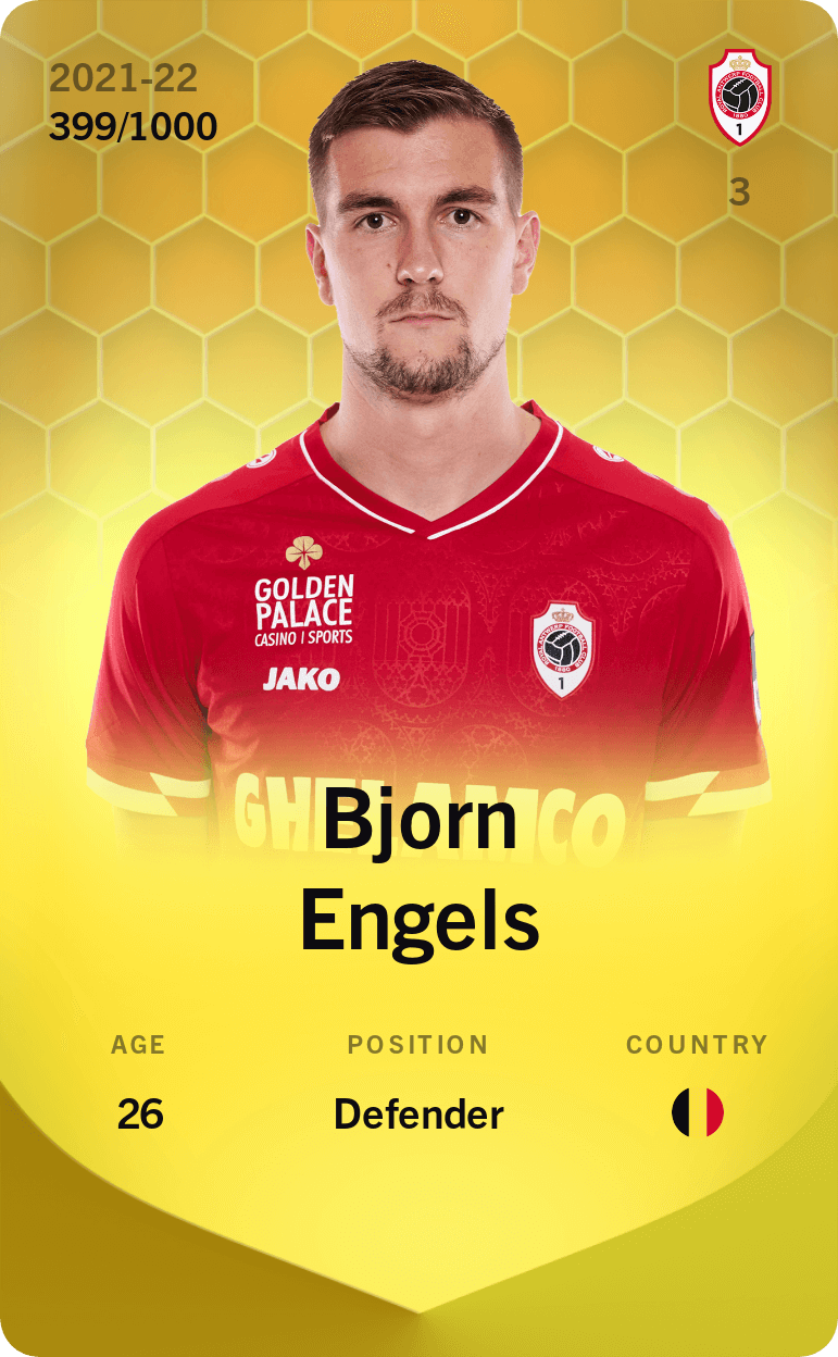 Bjorn Engels 2021-22 • Limited 399/1000