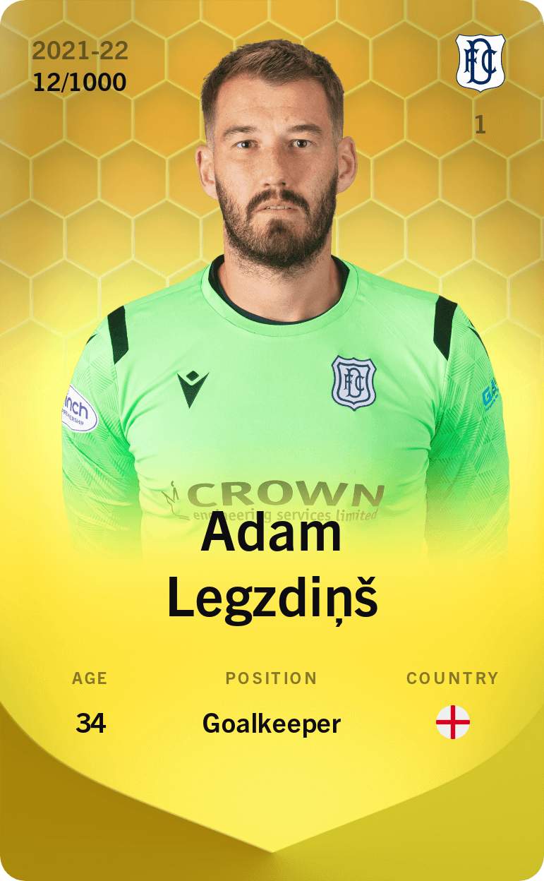 Adam Legzdiņš 2021-22 • Limited 12/1000