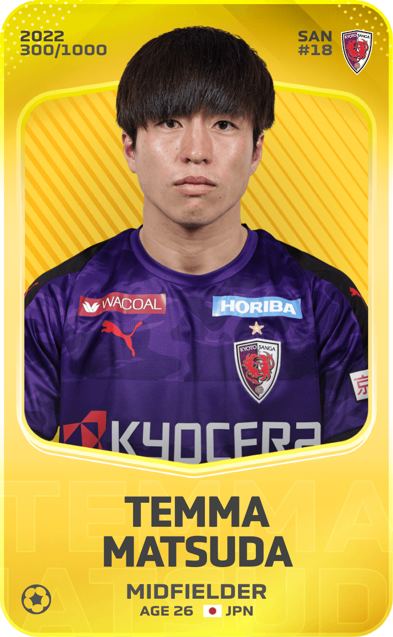 Temma Matsuda 2022-23 • Limited 300/1000