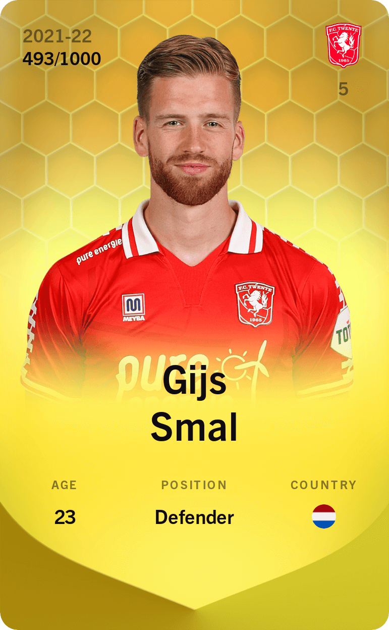 Gijs Smal 2021-22 • Limited 493/1000