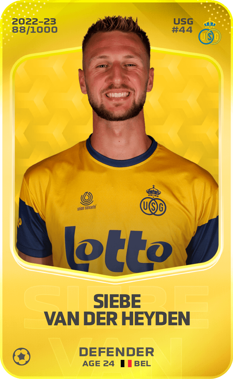 Siebe Van der Heyden 2022-23 • Limited 88/1000