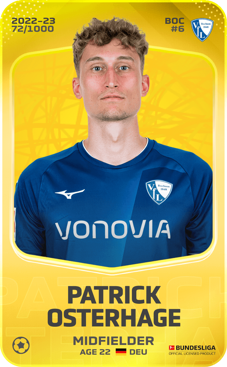 Patrick Osterhage 2022-23 • Limited 72/1000