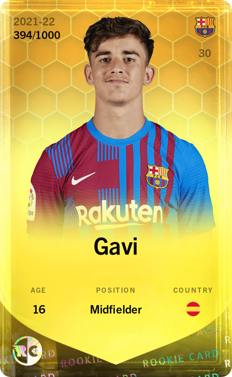 Gavi 2021-22 • Limited 394/1000