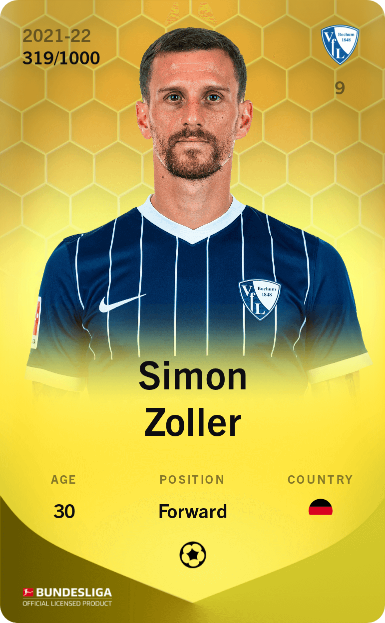 Simon Zoller 2021-22 • Limited 319/1000